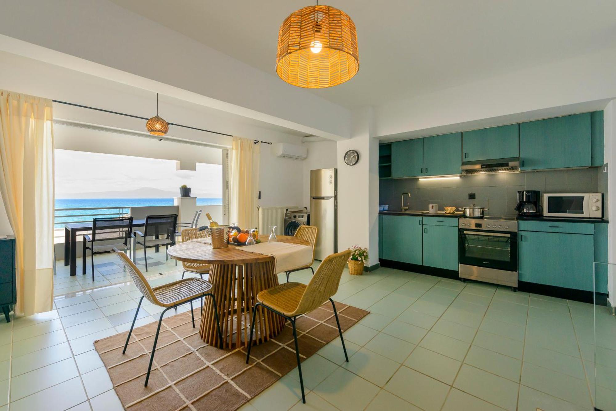 Apartmán Agali 2 Maizonette Front Of The Sea Akrogiali Exteriér fotografie