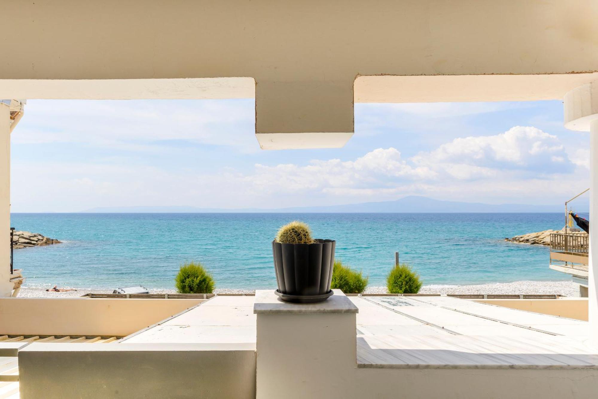Apartmán Agali 2 Maizonette Front Of The Sea Akrogiali Exteriér fotografie